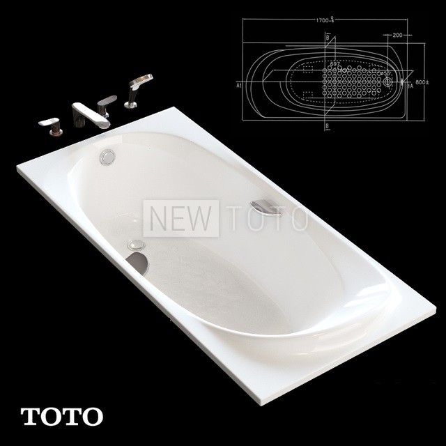 Смеситель для ванны TOTO NC фото №3