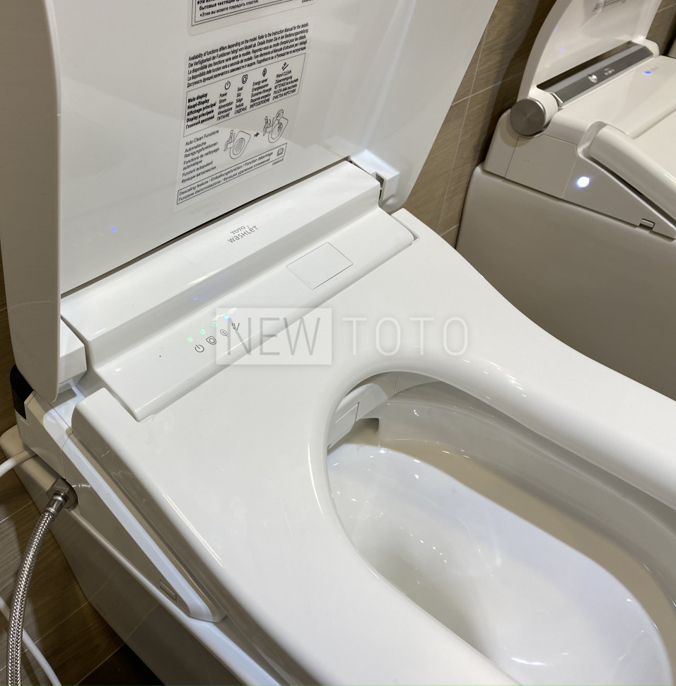 Крышка-биде TOTO Washlet RG lite внешний монтаж + подвесной унитаз RP фото №12