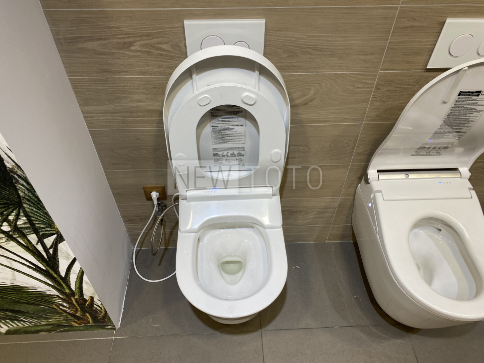 Крышка-биде TOTO Washlet S5 + подвесной унитаз NC фото №7