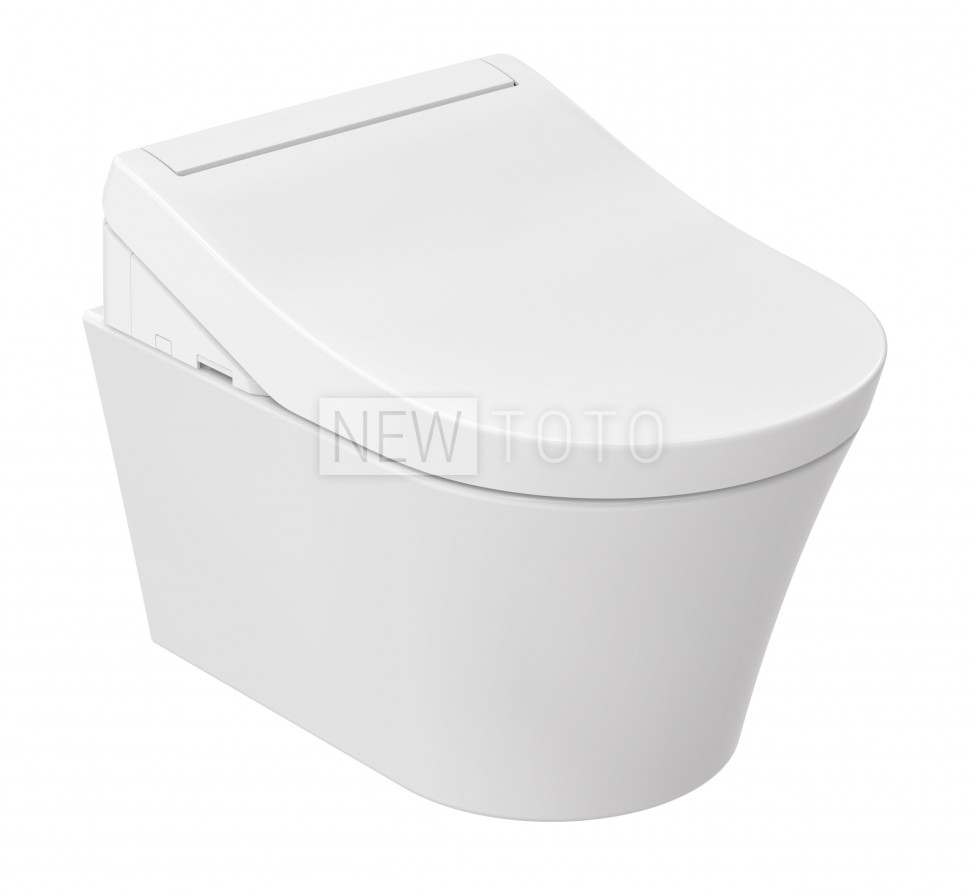 Крышка-биде TOTO Washlet RG lite скрытый монтаж + подвесной унитаз GP фото №5