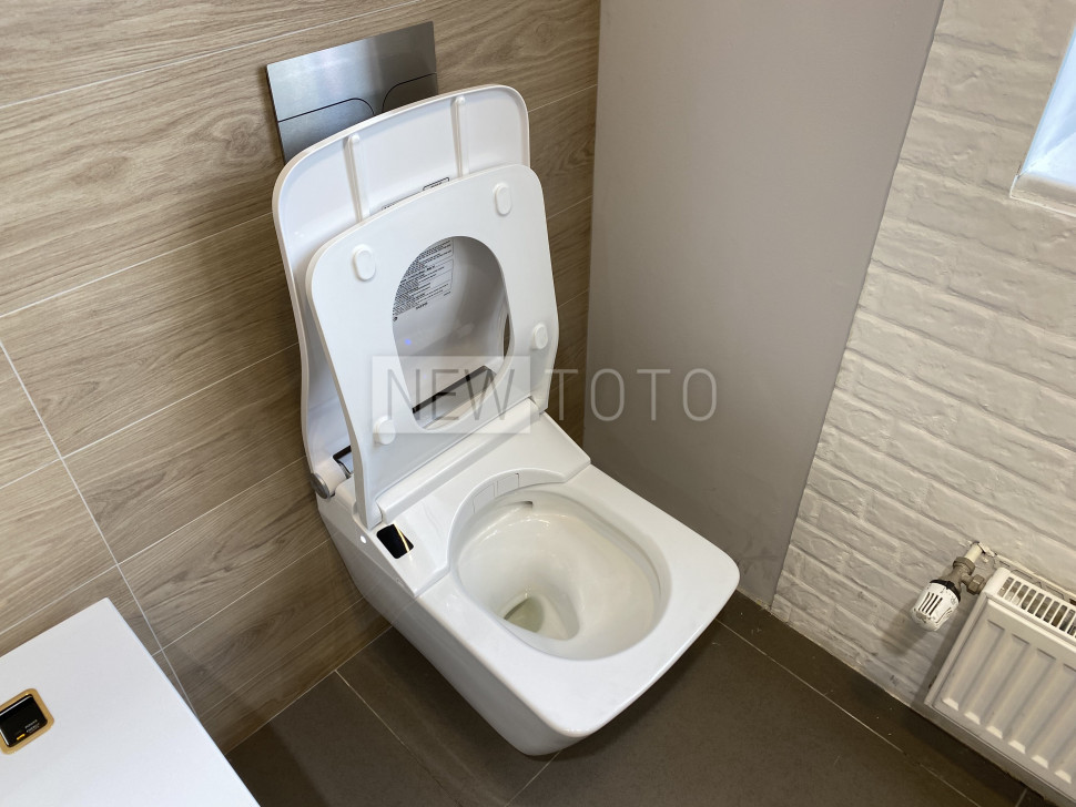 Крышка-биде TOTO Washlet SW Auto Flush + подвесной унитаз SP фото №19