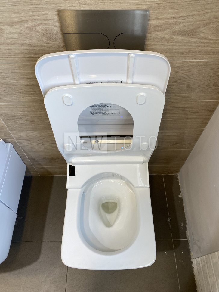 Крышка-биде TOTO Washlet SW Auto Flush + подвесной унитаз SP фото №6