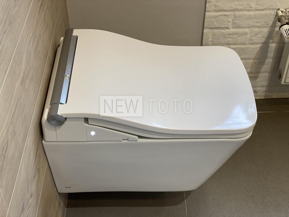 Крышка-биде TOTO Washlet SW Auto Flush + подвесной унитаз SP фото №21