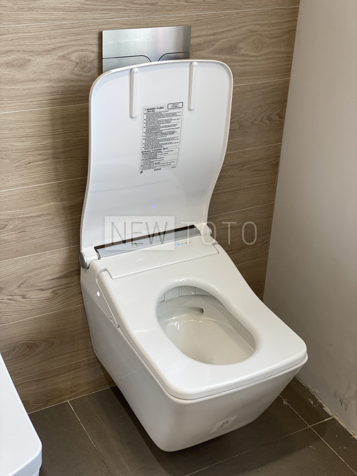 Крышка-биде TOTO Washlet SW Auto Flush + подвесной унитаз SP фото №18