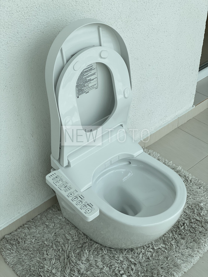 Крышка-биде TOTO Washlet S2 + подвесной унитаз NC фото №16