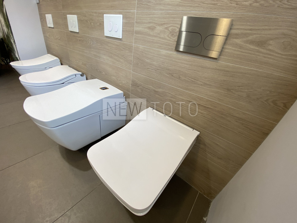 Крышка-биде TOTO Washlet SW + подвесной унитаз SP фото №3