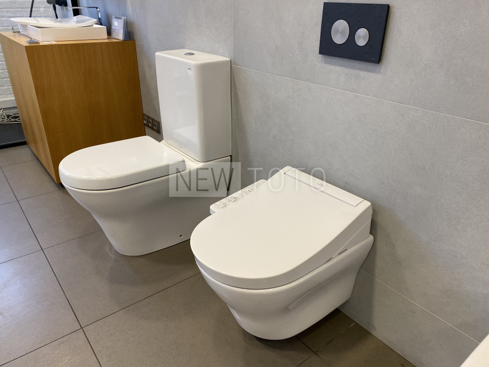 Крышка-биде TOTO Washlet S2 + подвесной унитаз MH фото №4