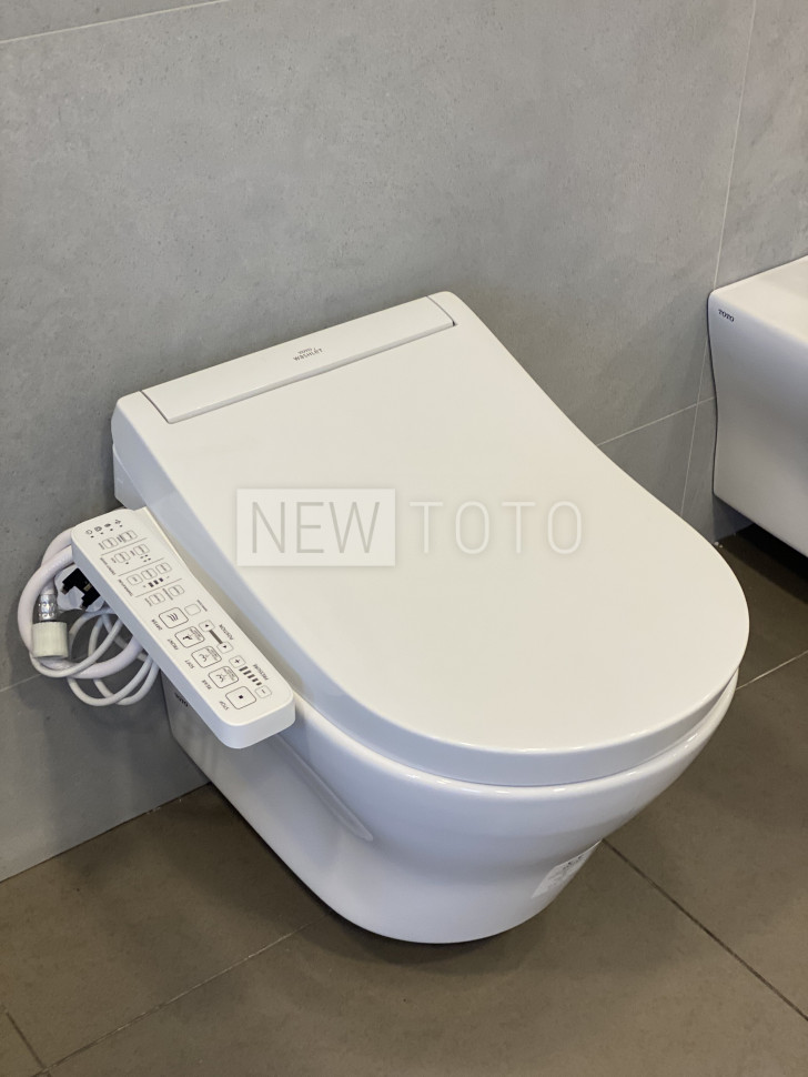 Крышка-биде TOTO Washlet S2 + подвесной унитаз MH фото №16