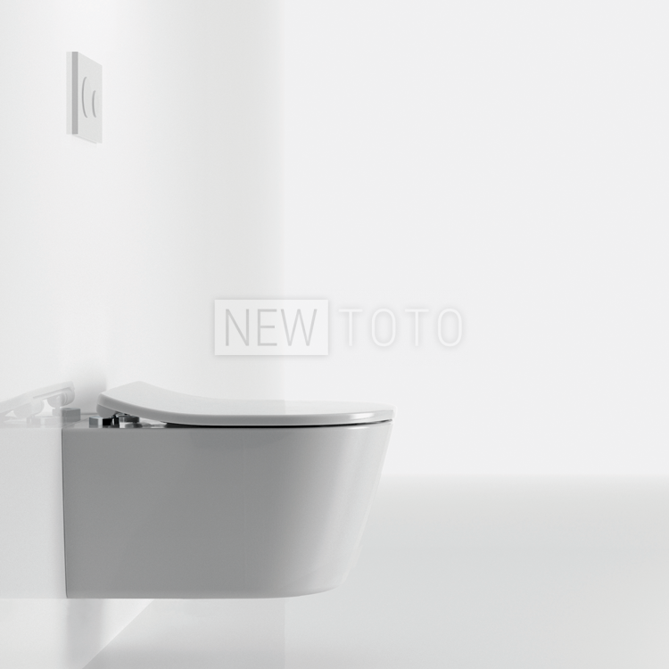 Крышка-биде TOTO Washlet S5 + подвесной унитаз RP фото №32