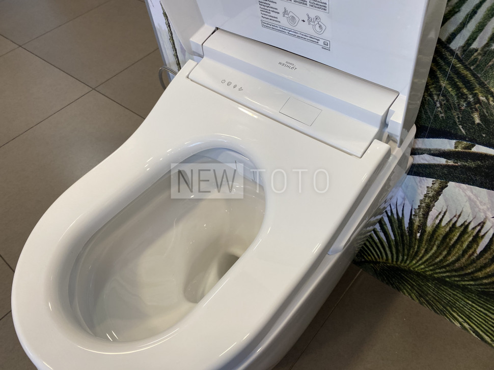 Крышка-биде TOTO Washlet S5 + подвесной унитаз RP фото №16