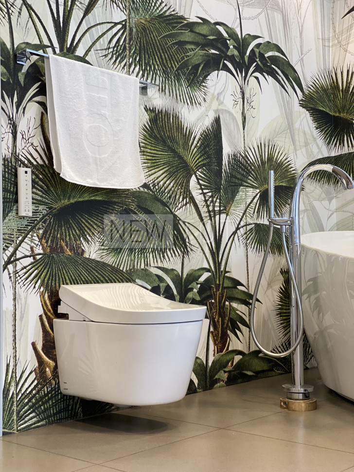 Крышка-биде TOTO Washlet S5 + подвесной унитаз RP фото №5