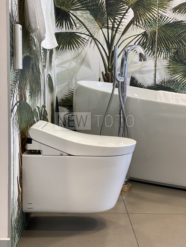 Крышка-биде TOTO Washlet S5 + подвесной унитаз RP фото №3