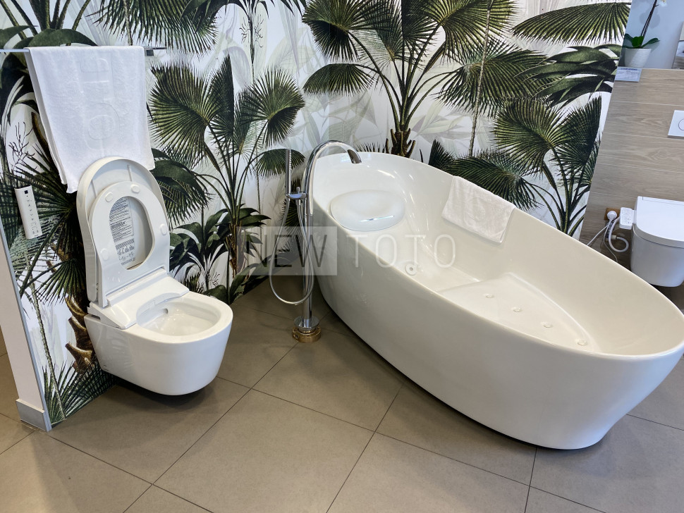 Крышка-биде TOTO Washlet S5 + подвесной унитаз RP фото №4