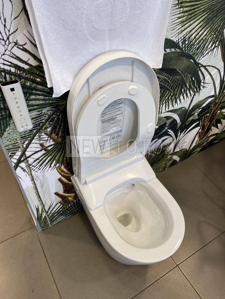 Крышка-биде TOTO Washlet S5 + подвесной унитаз RP фото №8
