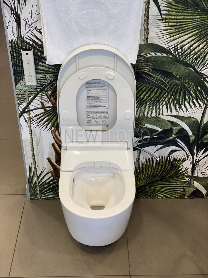 Крышка-биде TOTO Washlet S5 + подвесной унитаз RP фото №9