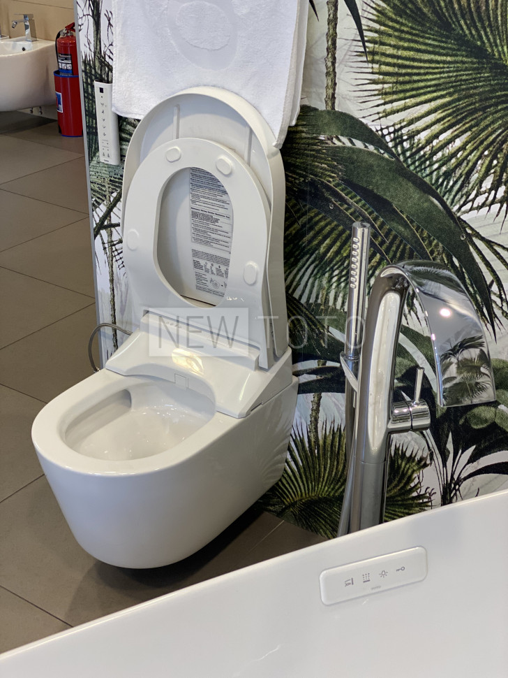 Крышка-биде TOTO Washlet S5 + подвесной унитаз RP фото №15