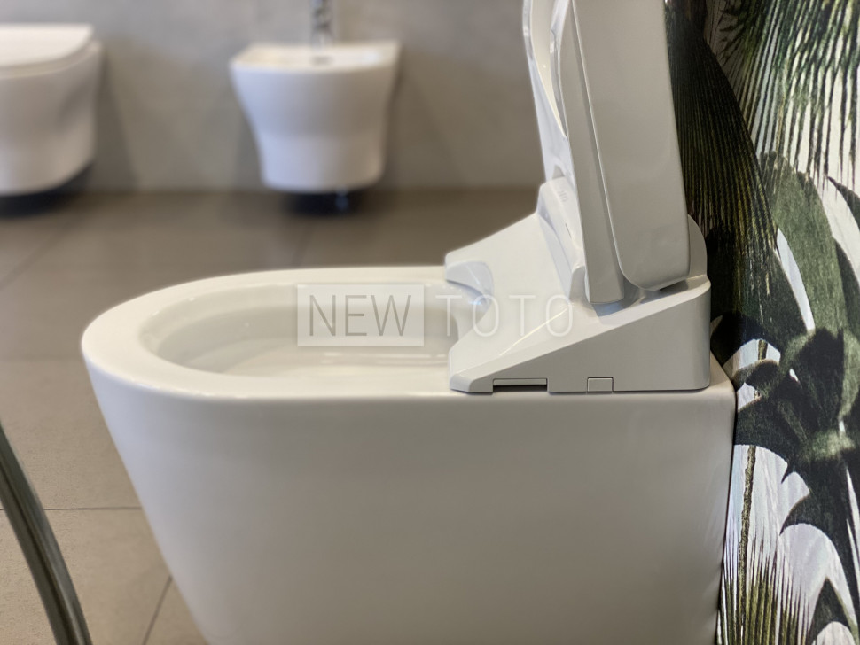 Крышка-биде TOTO Washlet S5 + подвесной унитаз RP фото №20