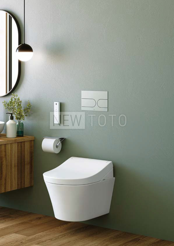 Крышка-биде TOTO Washlet S5 + подвесной унитаз GP фото №2