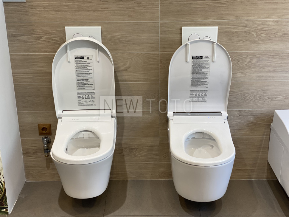 Крышка-биде TOTO Washlet S5 + подвесной унитаз GP фото №9