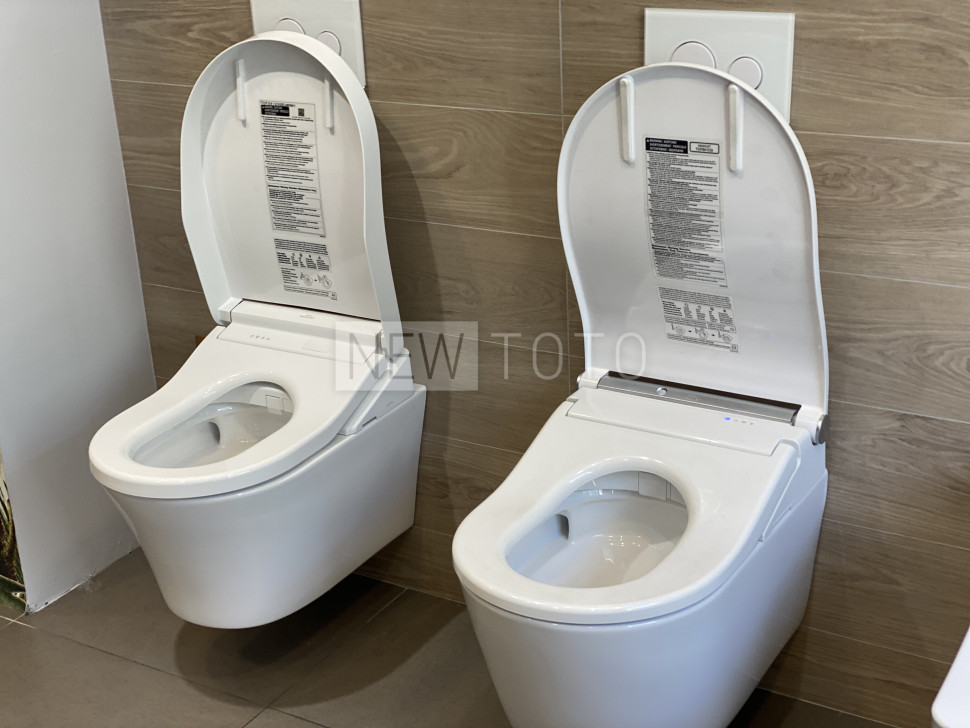 Крышка-биде TOTO Washlet S5 + подвесной унитаз GP фото №12