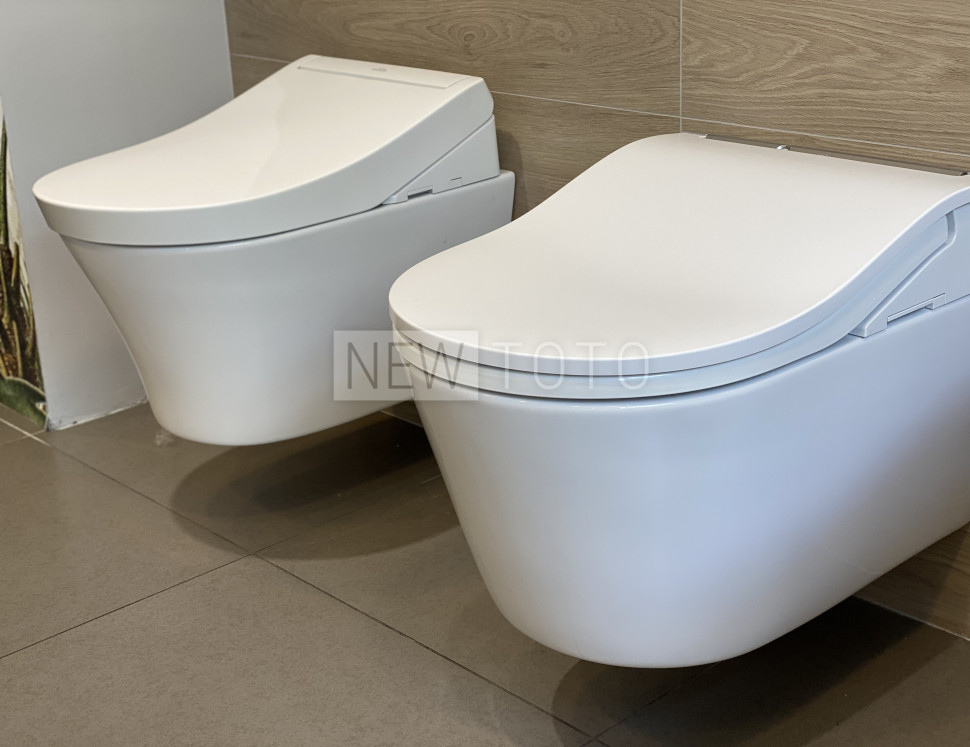 Крышка-биде TOTO Washlet S5 + подвесной унитаз GP фото №15