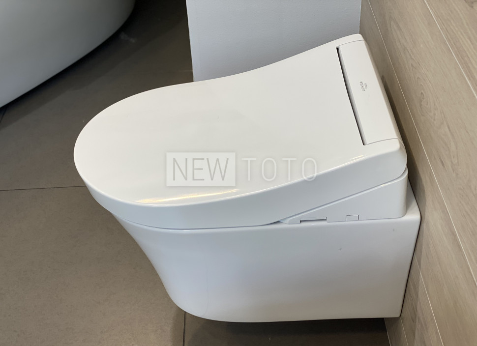 Крышка-биде TOTO Washlet S5 + подвесной унитаз GP фото №16