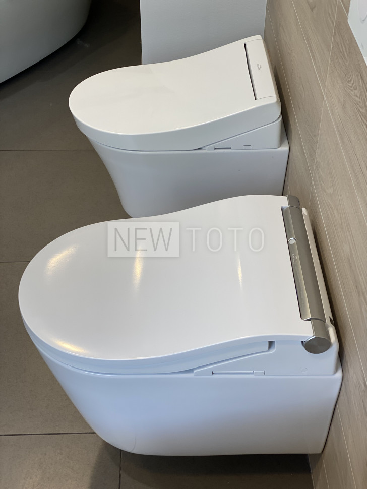 Крышка-биде TOTO Washlet S5 + подвесной унитаз GP фото №17