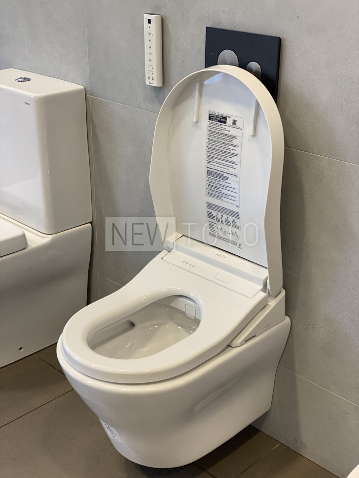 Крышка-биде TOTO Washlet S5 + подвесной унитаз MH фото №3