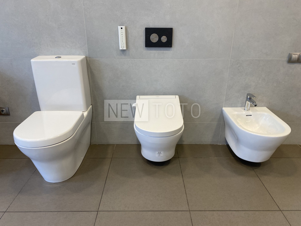 Крышка-биде TOTO Washlet S5 + подвесной унитаз MH фото №9