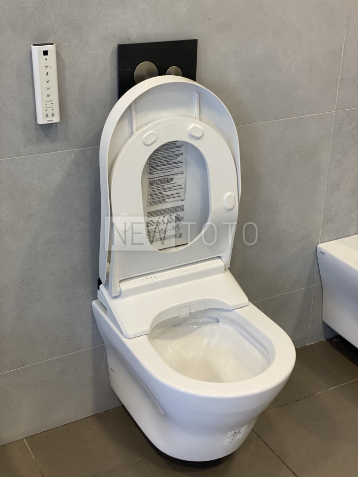 Крышка-биде TOTO Washlet S5 + подвесной унитаз MH фото №14