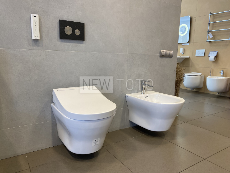 Крышка-биде TOTO Washlet S5 + подвесной унитаз MH фото №16