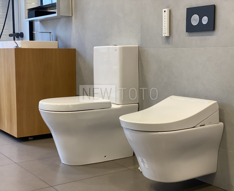 Крышка-биде TOTO Washlet S5 + подвесной унитаз MH фото №8