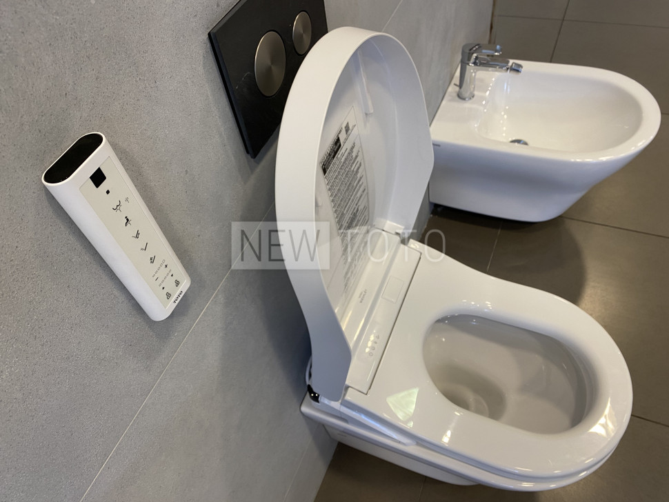 Крышка-биде TOTO Washlet S5 + подвесной унитаз MH фото №13