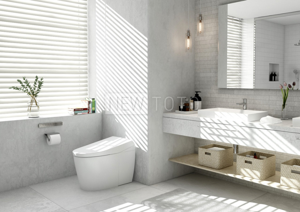 Унитаз напольный TOTO Neorest AS (в стену) фото №2