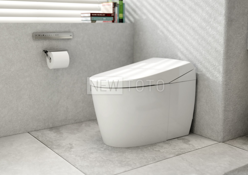 Унитаз напольный TOTO Neorest AS (в стену) фото №4