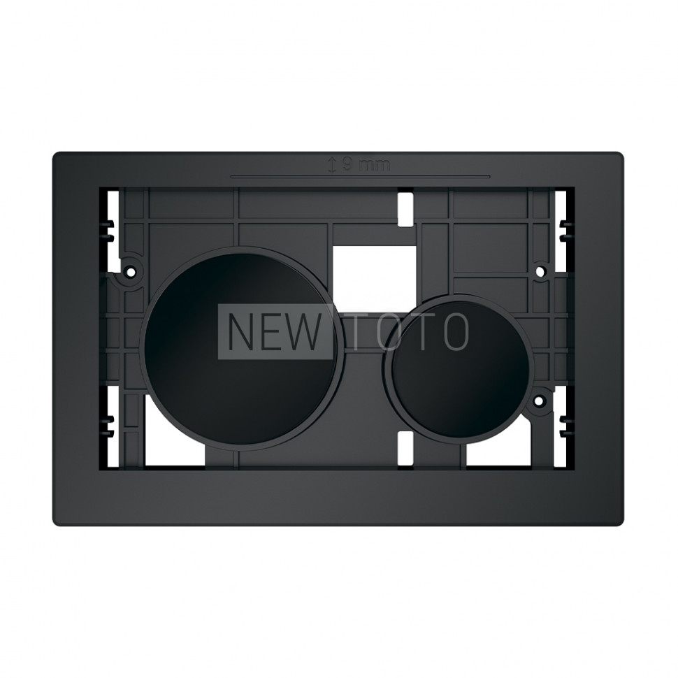 Клавиши панели смыва для унитаза, TECEloop modular, черные глянцевые фото №1