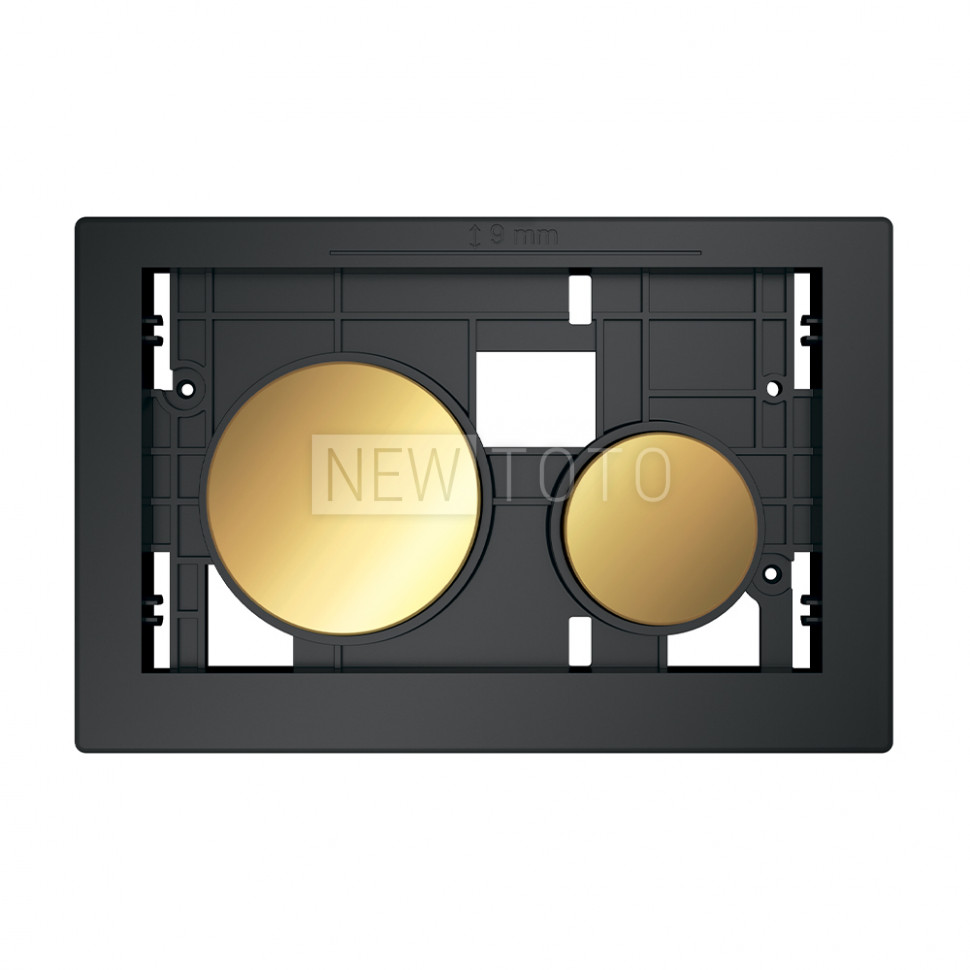 Клавиши панели смыва для унитаза, TECEloop modular, позолоченные фото №1