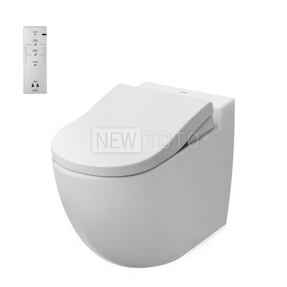 Крышка-биде TOTO Washlet 4732 + приставной унитаз TOTO NC фото №1