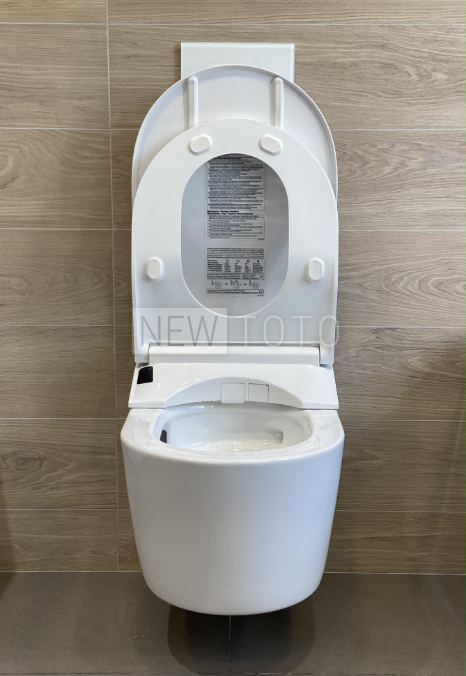 Крышка-биде TOTO Washlet RW белый + подвесной унитаз RP фото №7