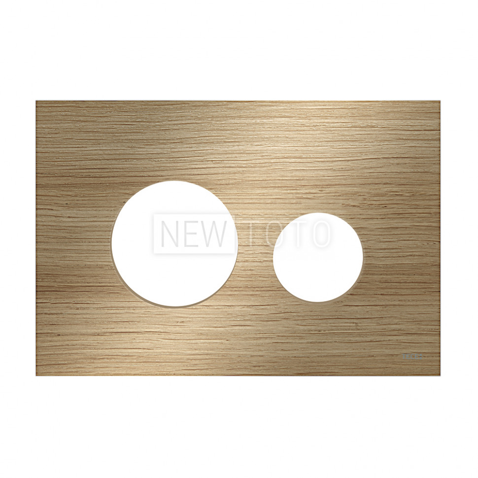 Деревянная лицевая панель смыва для унитаза TECEloop modular, дуб (натуральное дерево) фото №1