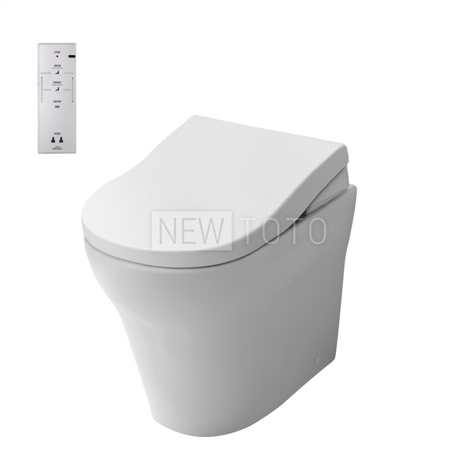 Крышка-биде TOTO Washlet 4732 + приставной унитаз TOTO MH фото №1