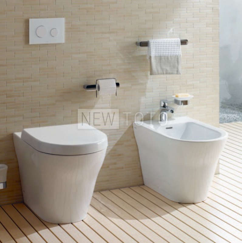 Крышка-биде TOTO Washlet 4732 + приставной унитаз TOTO MH фото №3