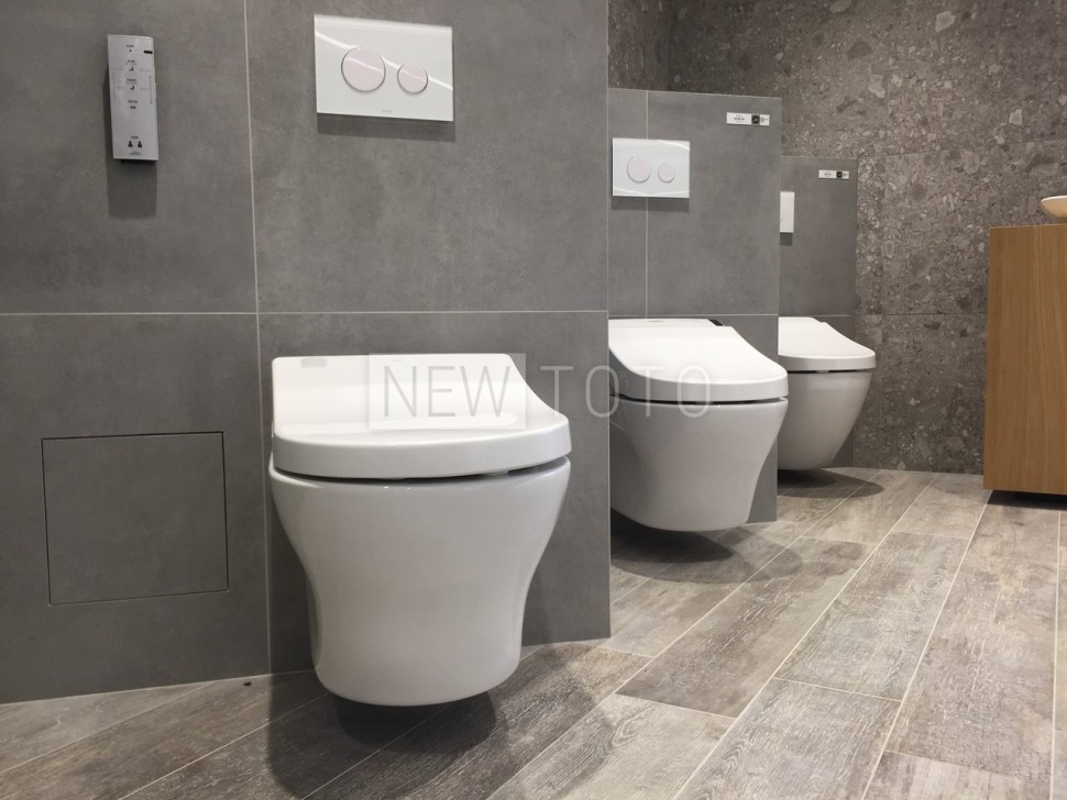 Крышка-биде TOTO Washlet 4732 + подвесной унитаз TOTO MH фото №5