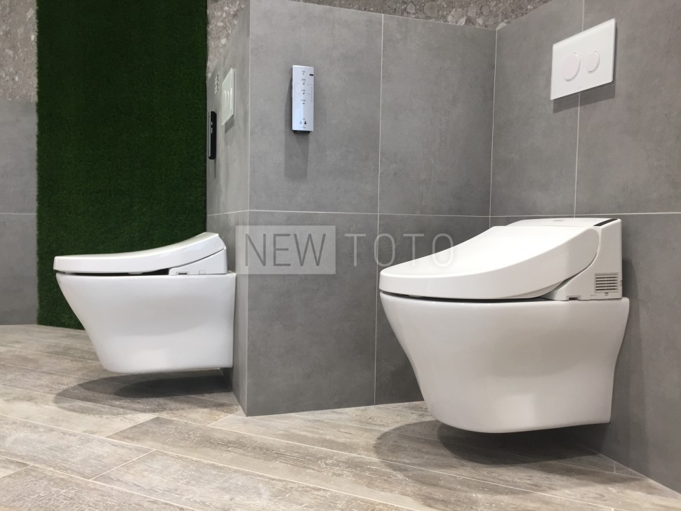 Крышка-биде TOTO Washlet 4732 + подвесной унитаз TOTO MH фото №6