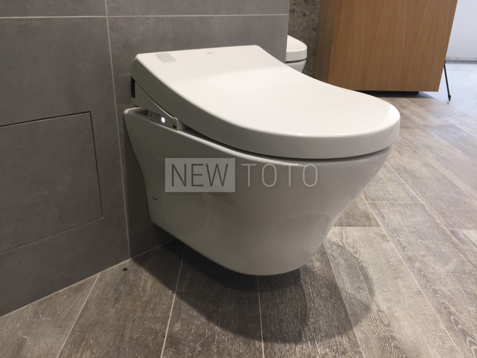 Крышка-биде TOTO Washlet 4732 + подвесной унитаз TOTO MH фото №9