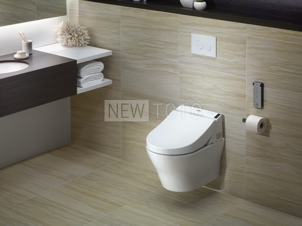 Крышка-биде TOTO Washlet GL 2.0 + подвесной унитаз TOTO MH фото №7