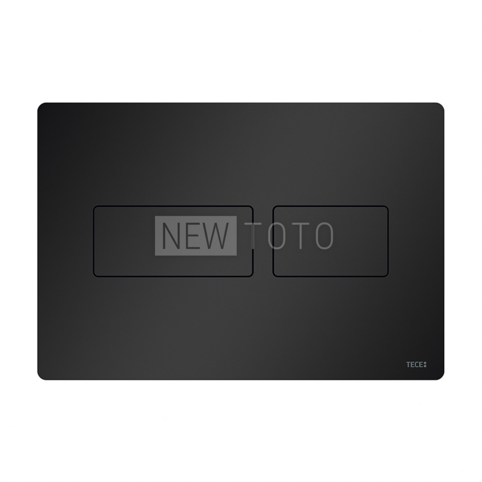 Металлическая панель смыва для унитаза TECEsolid, черный матовый фото №1