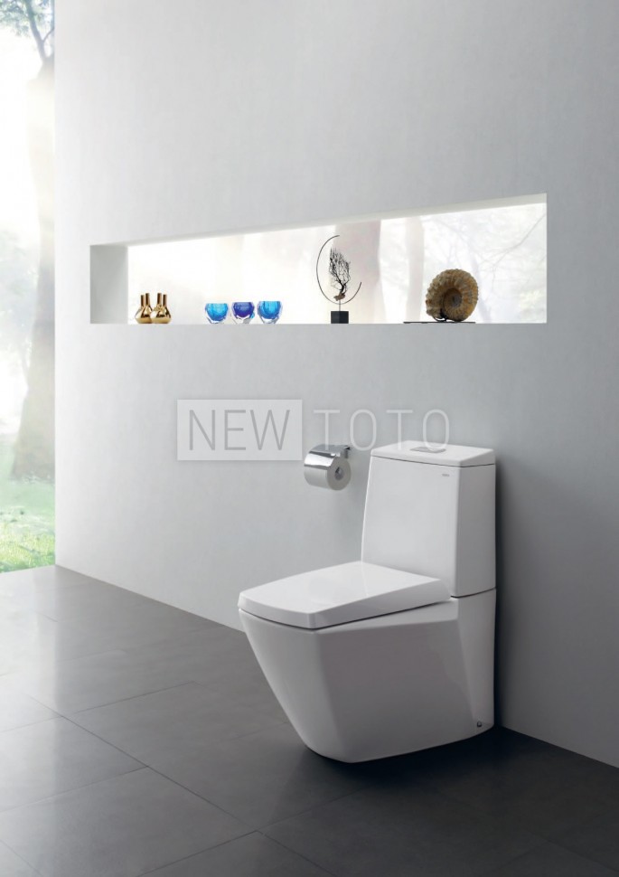Напольный унитаз TOTO Jewelhex с бачком фото №2