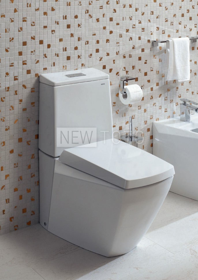 Напольный унитаз TOTO Jewelhex с бачком фото №3