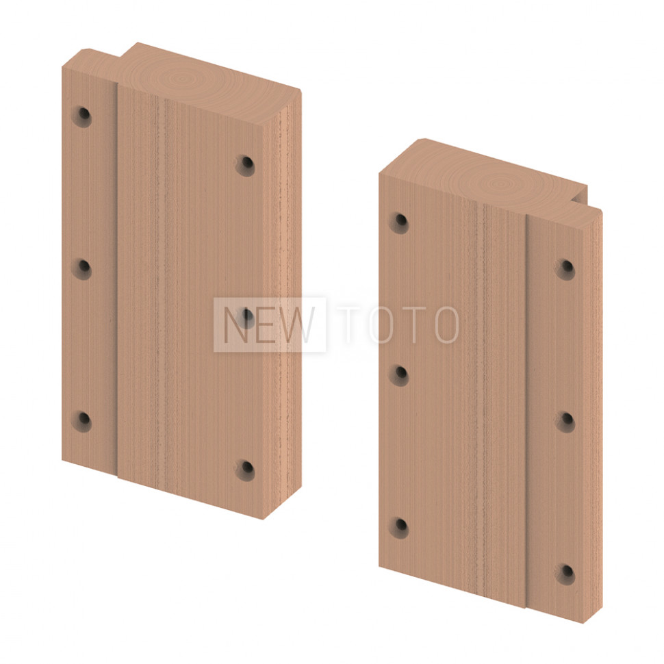 Комплект деревянных пластин TECEprofil для крепления поручней безопасности фото №1